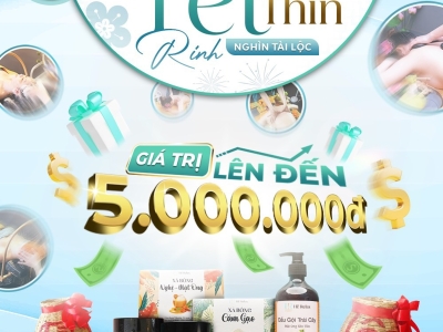 ĐÓN TẾT GIÁP THÌN - RINH NGHÌN TÀI LỘC  100% TRÚNG THƯỞNG, GIÁ TRỊ LÊN ĐẾN 5.000.000VNĐ