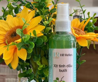 Xịt dưỡng tóc dầu bưởi